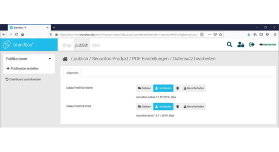 brandbox creates web - and print-ready PDF files from a single source with callas technology