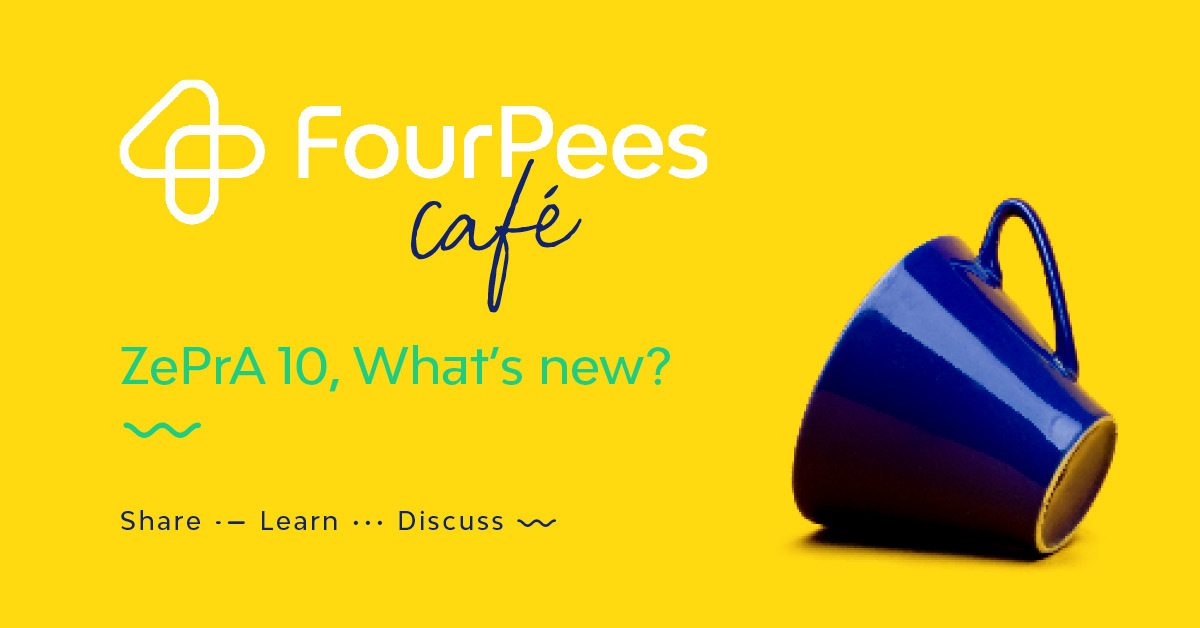 Four Pees Café – ZePrA 10, What’s new?