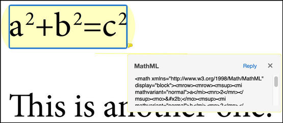 MadeToTag supports Math equations in cooperation with MathTools developer movemen