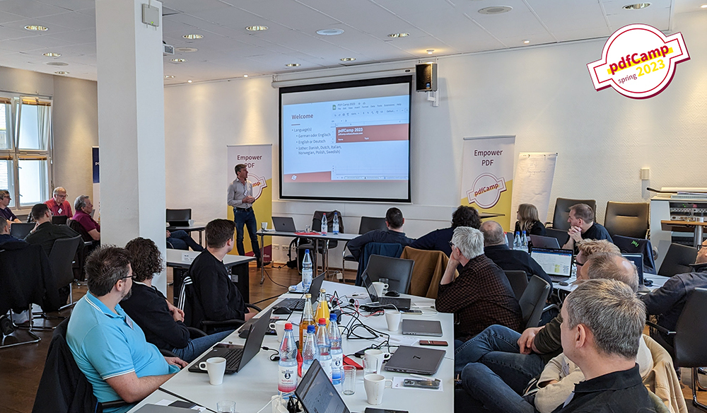 callas pdfCamp 2023 united Users, Developers and PDF Experts for 2 days of learning and collaboration.